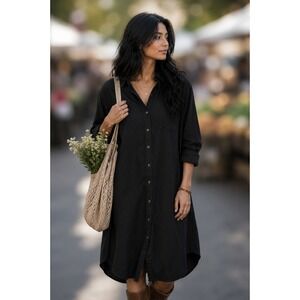 Maeve Anthropologie Maxi Dress Medium The Soren Boho Minimalist Capsule Office